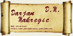 Darjan Makregić vizit kartica